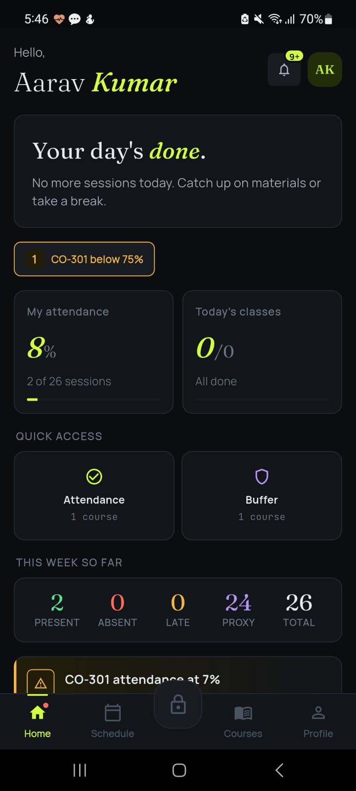 Skaeo EduSense mobile app